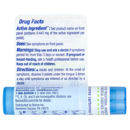 Boiron, Calcarea Carbonica, 30C, Cradle Cap Relief, Approx 80 Pellets