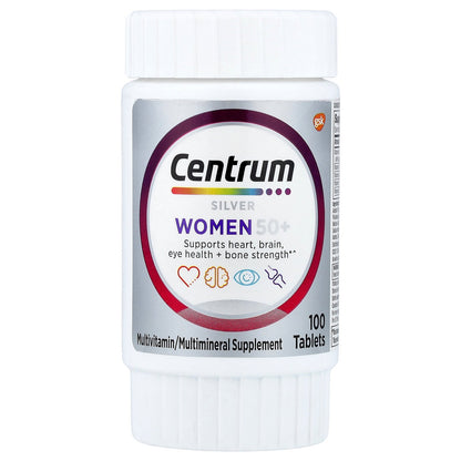 Centrum, Silver Women 50+ Multivitamin, 100 Tablets