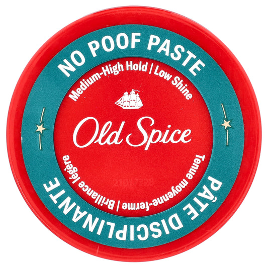 Old Spice, No Poof Paste, Medium-High Hold , 2.22 oz (63 g)