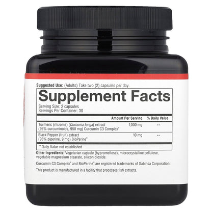 Youtheory, Turmeric, 60 Vegetarian Capsules