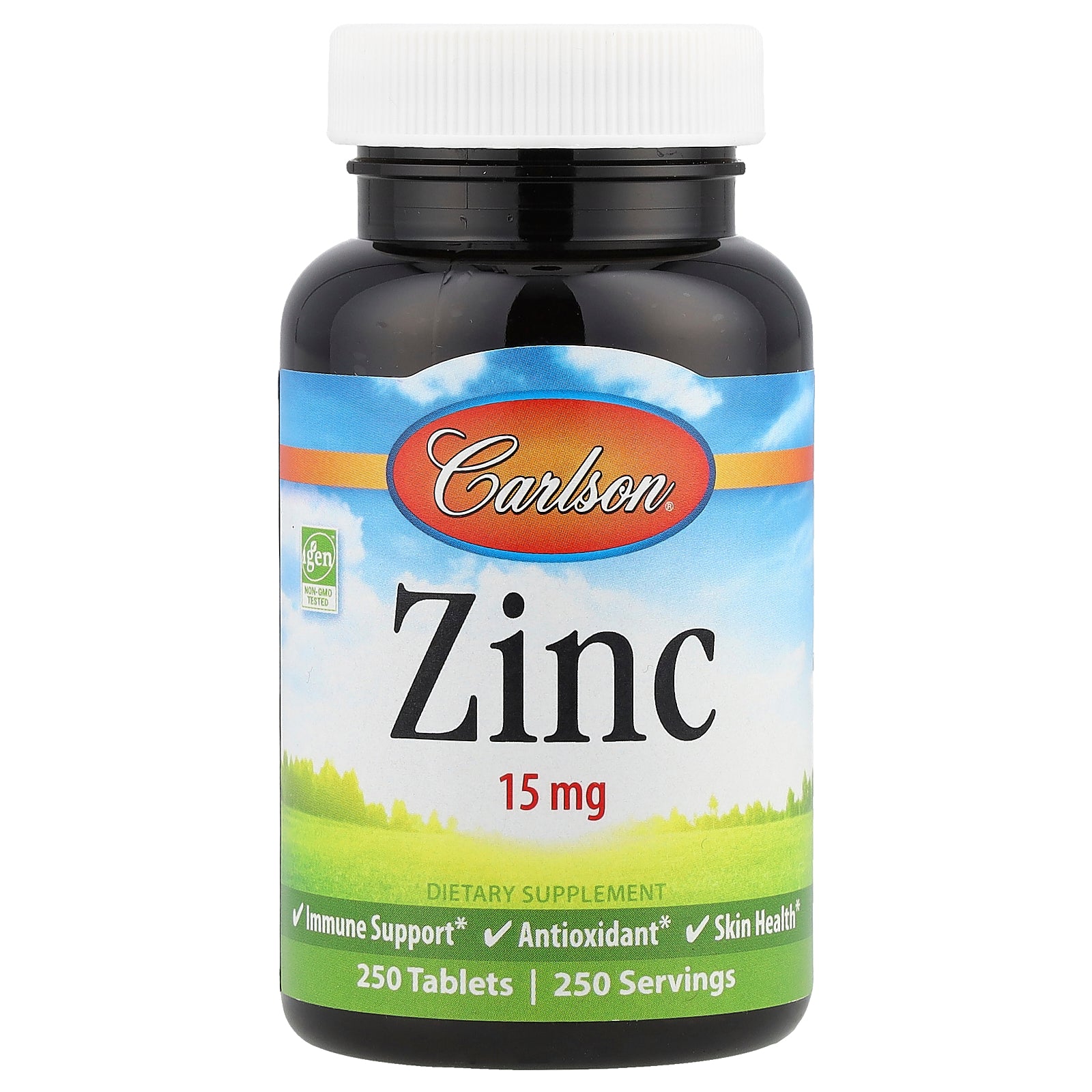 Carlson, Zinc, 250 Tablets