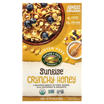 Nature's Path, Organic Sunrise® Crunchy Honey Cereal, 10.6 oz (300 g)
