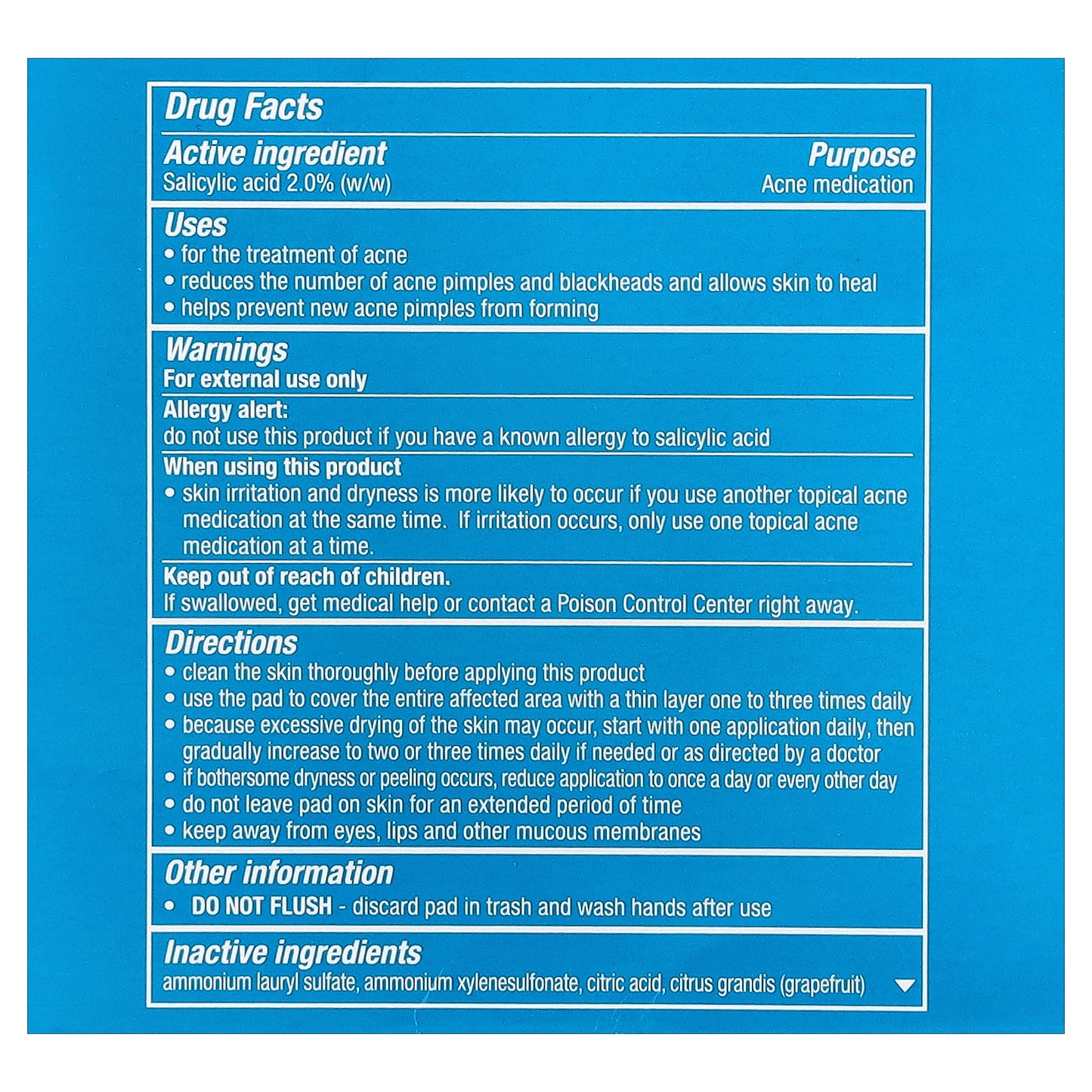 Stridex, XL Face & Body Pads™, Alcohol Free, 90 Dual Textured Pads