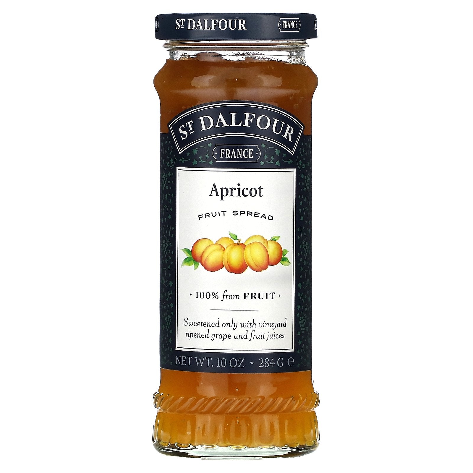 St. Dalfour, Apricot Fruit Spread, 10 oz (284 g)