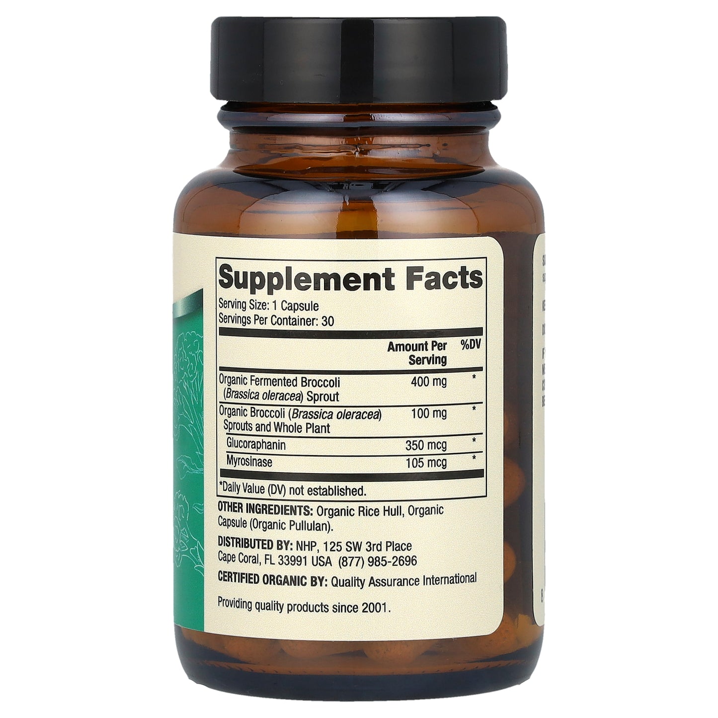 Dr. Mercola, Organic Fermented Broccoli Sprouts, 30 Capsules