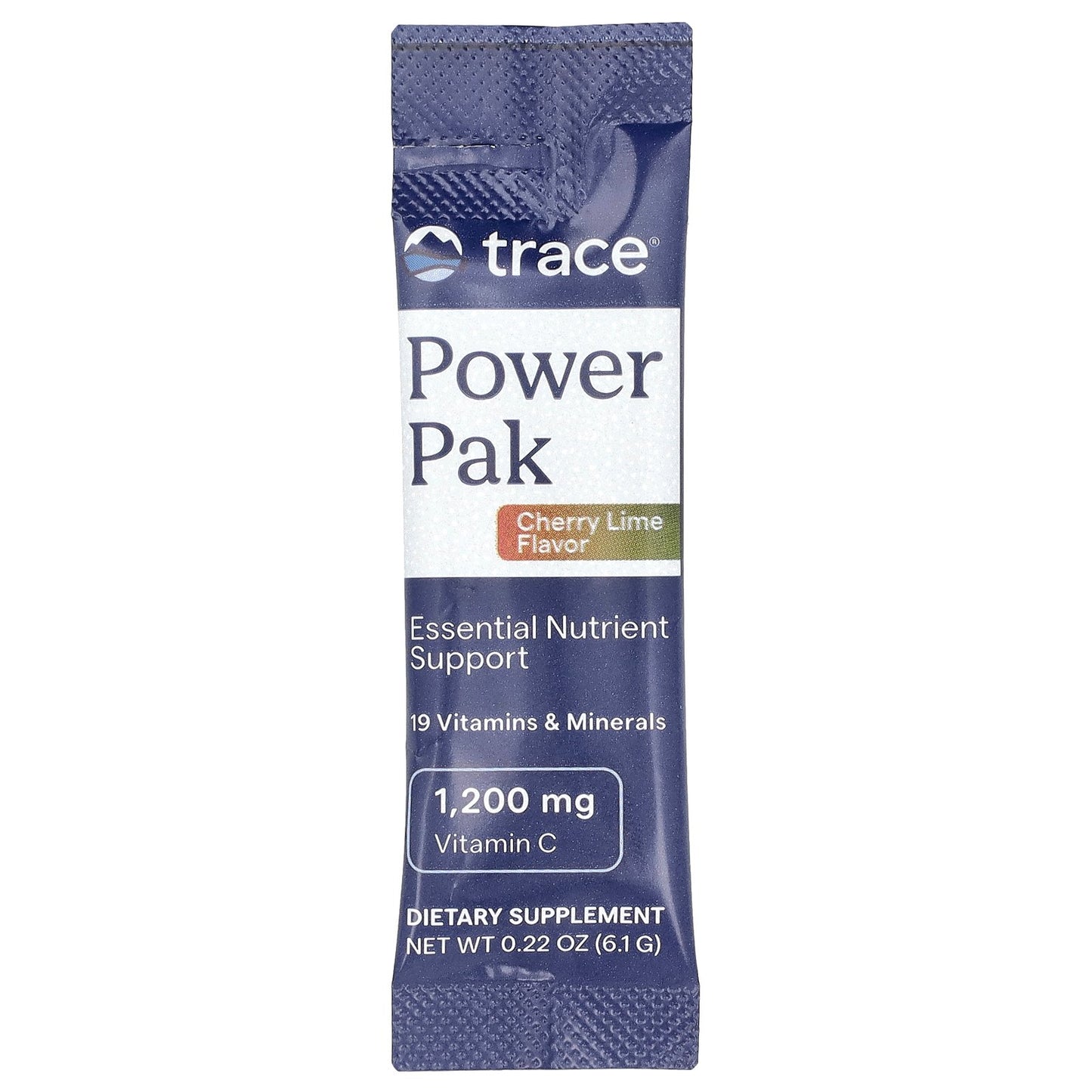 Trace, Power Pak, Cherry Lime, 30 Packets, 0.22 oz (6.1 g) Each