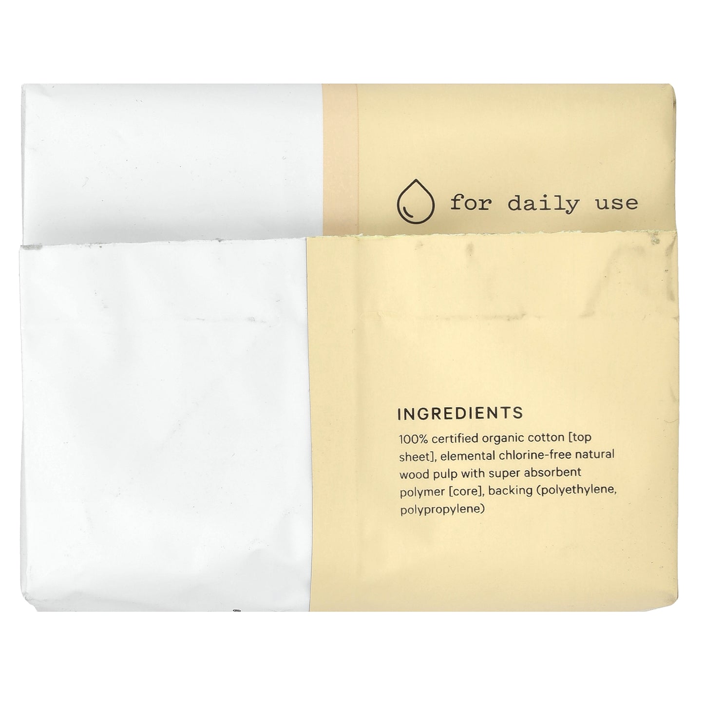 The Honey Pot Company, Non-Herbal Cotton Liners With Wings, Organic Incontinence Liners, 20 Count