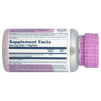 Solaray, Vital Extracts, Super Rhodiola, 500 mg, 60 VegCaps