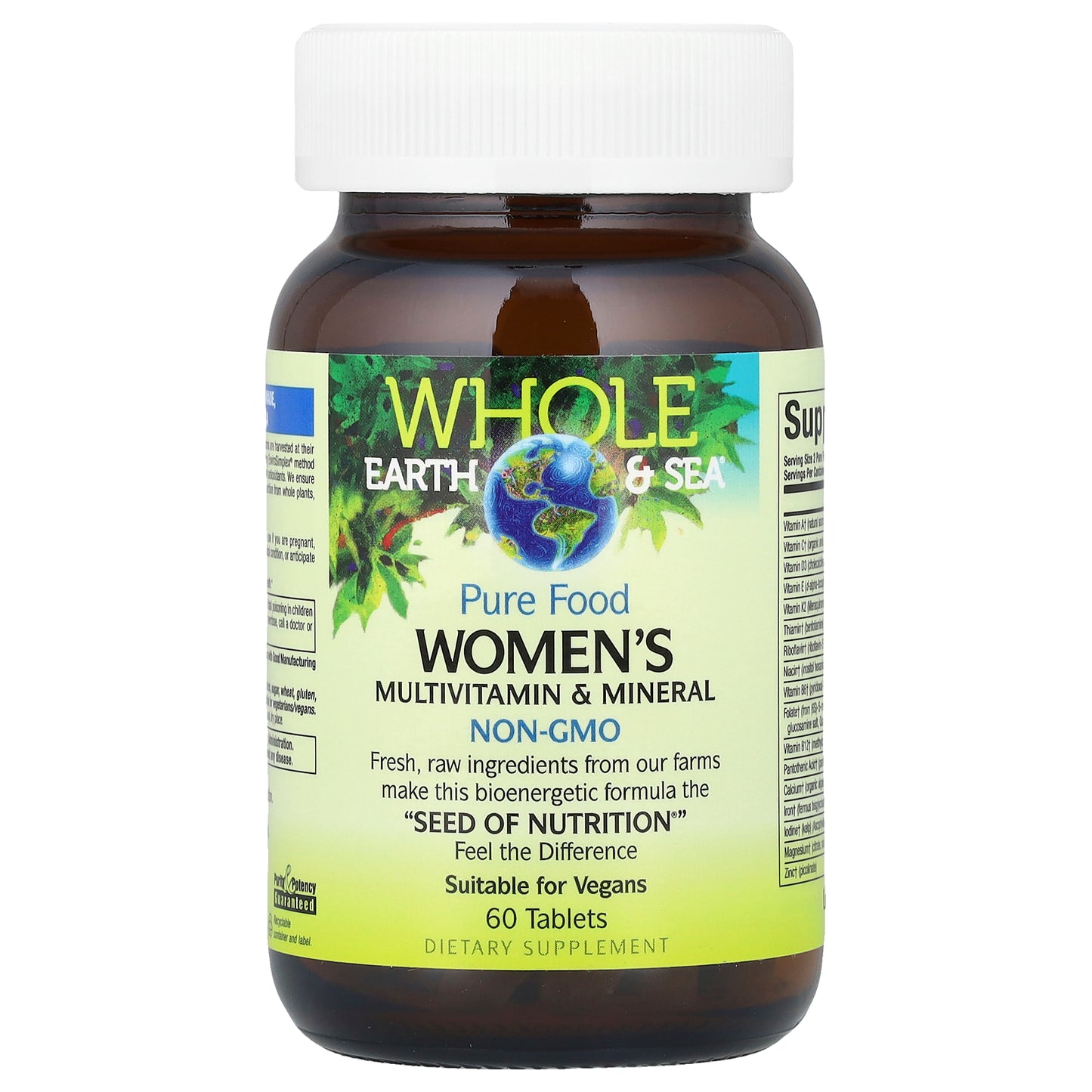 Natural Factors, Whole Earth & Sea®, Women's Multivitamin & Mineral, 60 Tablets