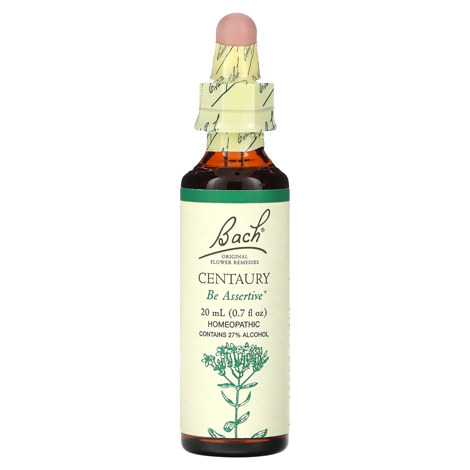 Bach, Original Flower Remedies, Centaury, 0.7 fl oz (20 ml)