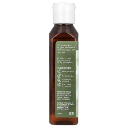 Aura Cacia, Organic, Skin Care Oil, Jojoba, 4 fl oz (118 ml)