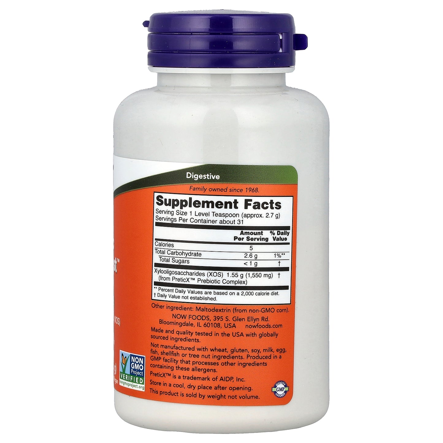 NOW Foods, Prebiotic Bifido Boost™ Powder, 3 oz (85 g)