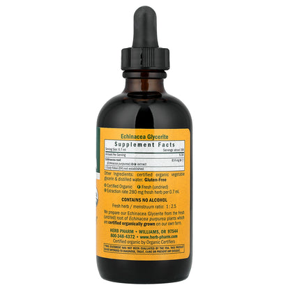 Herb Pharm, Echinacea, Alcohol-Free, 4 fl oz (120 ml)