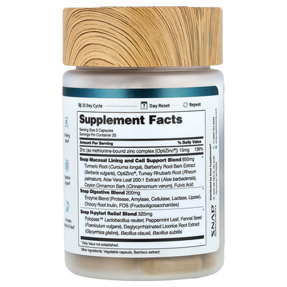 Snap Supplements, Gut Health, 50 Capsules