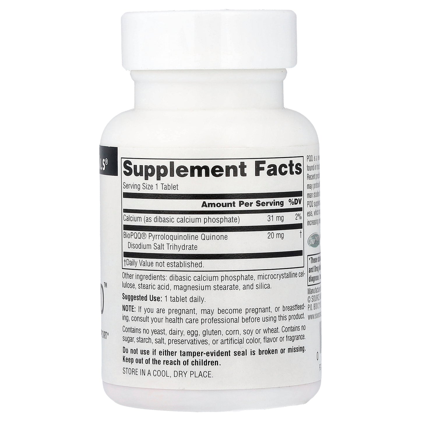 Source Naturals, PQQ Mind™, 60 Tablets