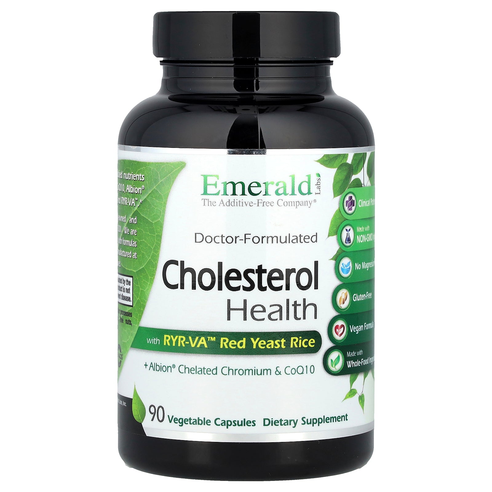 Emerald Laboratories, Cholesterol Health, 90 Vegetable Capsules