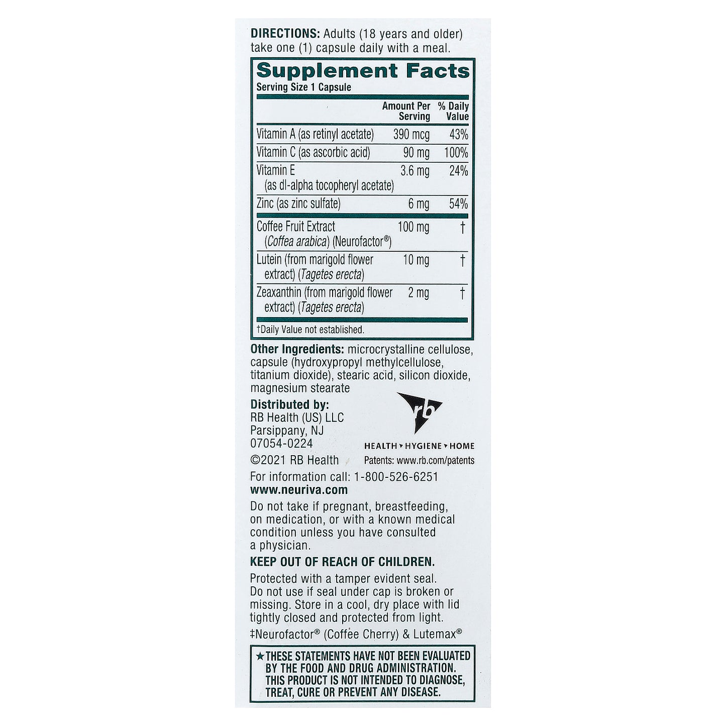 Schiff, Neuriva® Brain Performance, 30 Capsules