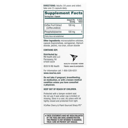 Schiff, Neuriva Brain Performance, Original, 30 Capsules