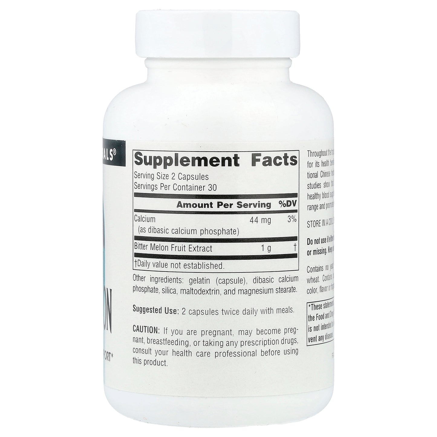 Source Naturals, Bitter Melon, 60 Capsules