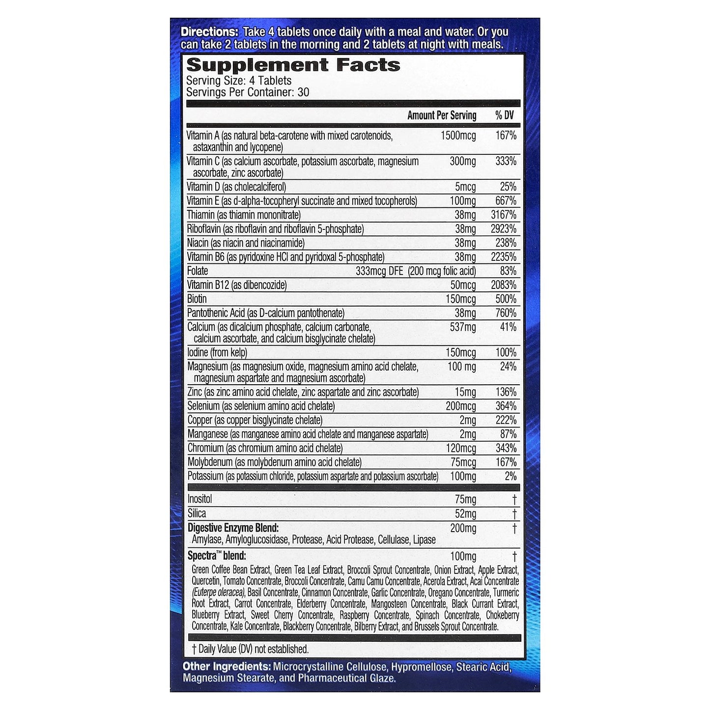 MHP, Activite Sport, Multi Vitamin, Time Released, 120 Tablets