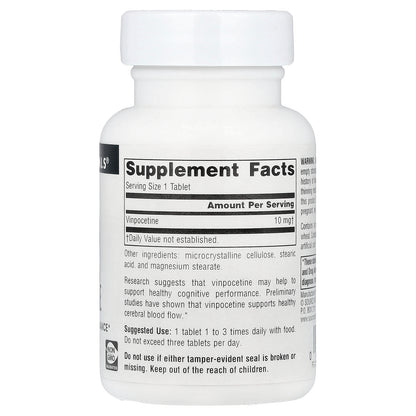 Source Naturals, Vinpocetine, 10 mg, 120 Tablets