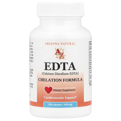 Arizona Natural, EDTA, 600 mg, 100 Capsules