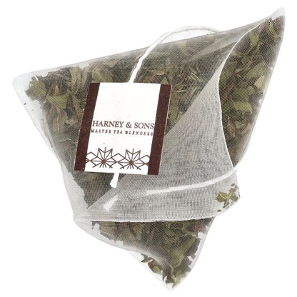 Harney & Sons, HT Tea Blends, Peppermint Herbal, Caffeine Free, 20 Sachets, 1.4 oz (40 g)