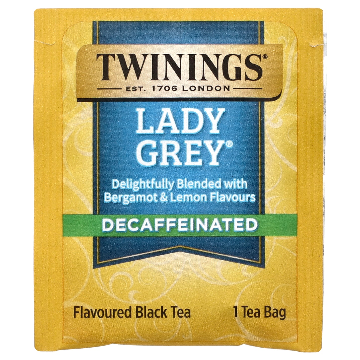 Twinings, Flavored Black Tea, Lady Grey, Decaffeinated, 20 Tea Bags, 1.41 oz (40 g)