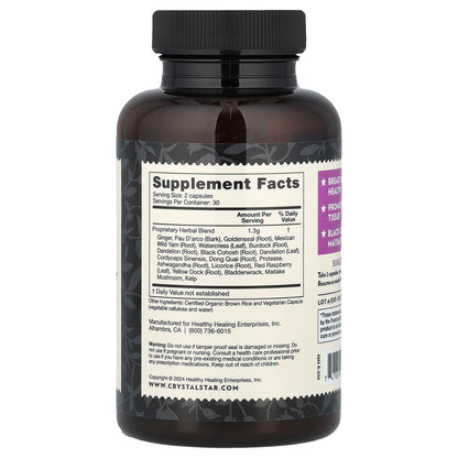 Crystal Star, Fibro Defense, 60 Vegetarian Capsules