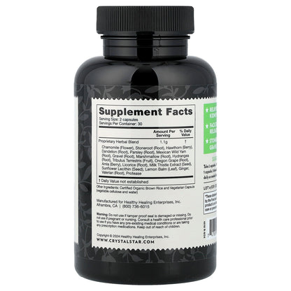 Crystal Star, Kidney Care, 60 Vegetarian Capsules