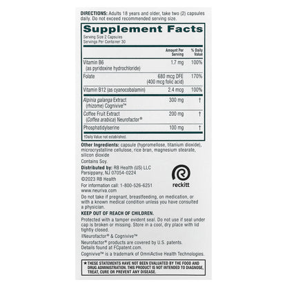 Schiff, Neuriva® Brain Health, Ultra, 60 Capsules