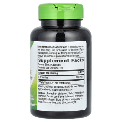 Nature's Way, L-Theanine, 180 Vegan Capsules (100 mg per Capsule)