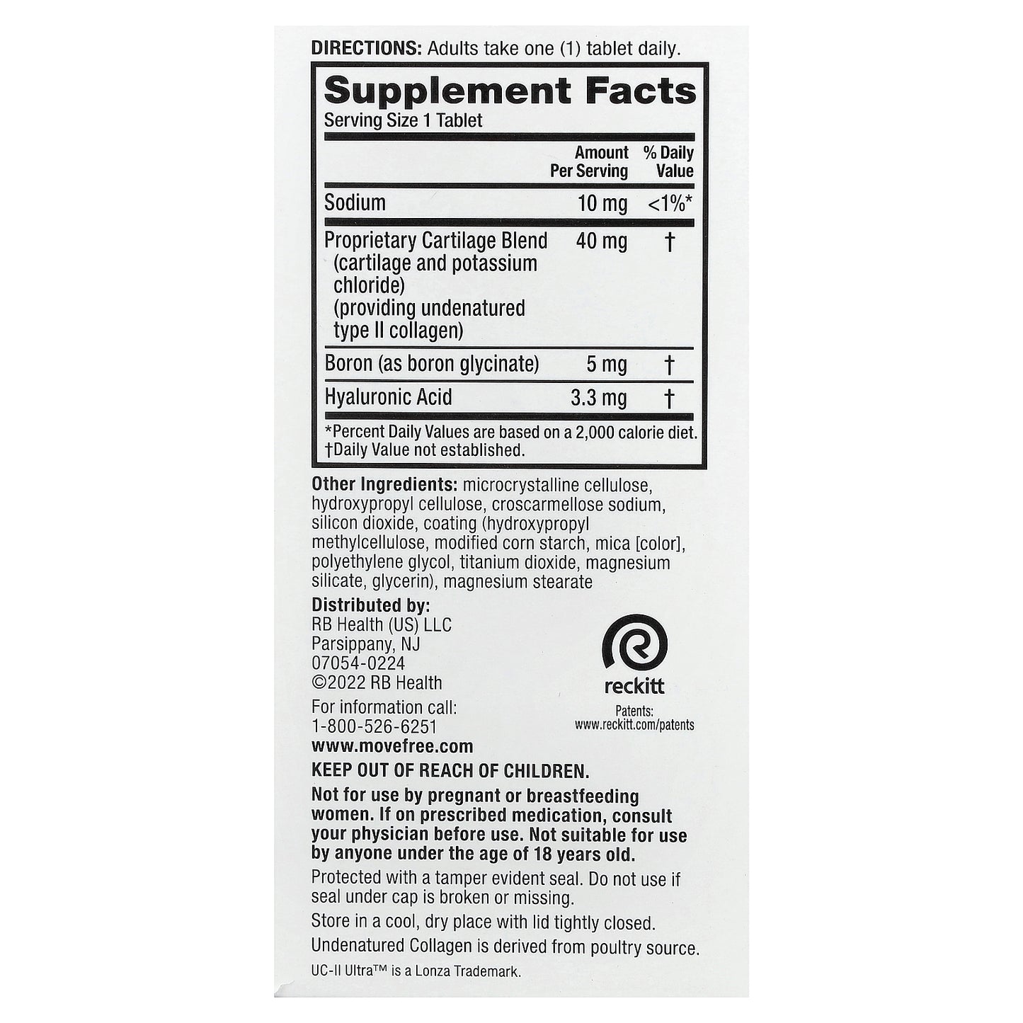 Schiff, Move Free Joint Health, Ultra, Triple Action, 64 Coated Tablets