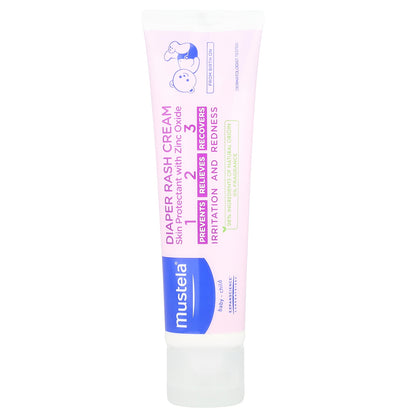 Mustela, Baby-Child, Diaper Rash Cream, Fragrance Free, 3.8 oz (108 g)