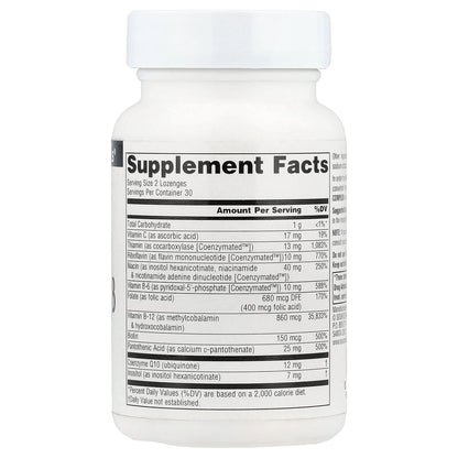 Source Naturals, Coenzymate™ B Complex, Peppermint, 60 Lozenges