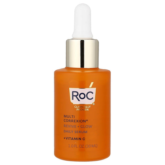 RoC, Multi Correxion®, Revive + Glow, Daily Serum + Vitamin C, 1 fl oz (30 ml)