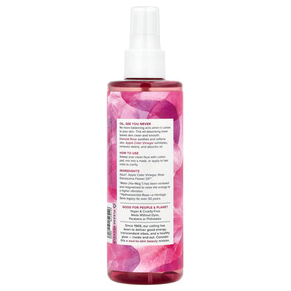Heritage Store, Rosewater & Vinegar, Exfoliating Toner, 8 fl oz (237 ml)