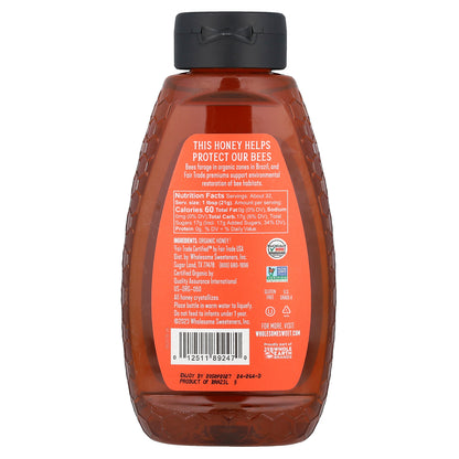 Wholesome Sweeteners, Fair Trade Organic Honey, 24 oz (680 g)