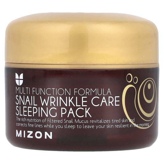 Mizon, Snail Wrinkle Care Sleeping Pack, 2.7 fl oz (80 ml)