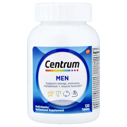 Centrum, Men Multivitamin, 120 Tablets