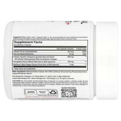 Codeage, Liposomal Fadogia Agrestis+, 60 Capsules