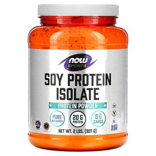 NOW Foods, Sports, Soy Protein Isolate, Pure Unflavored, 2 lbs (907 g)