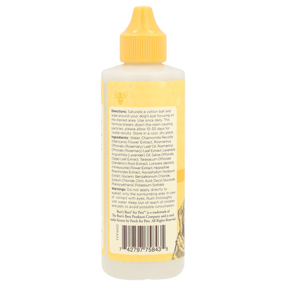 Burt's Bees, Tear-Stain Remover with Chamomile, For Dogs, 4 fl oz (118 ml)