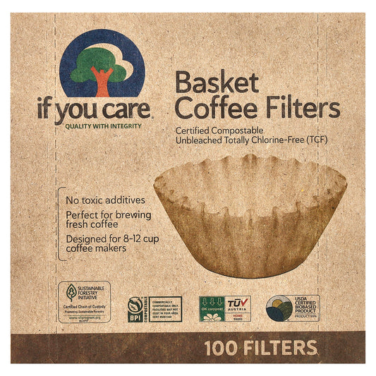 If You Care, Basket Coffee Filters, 100 Filters