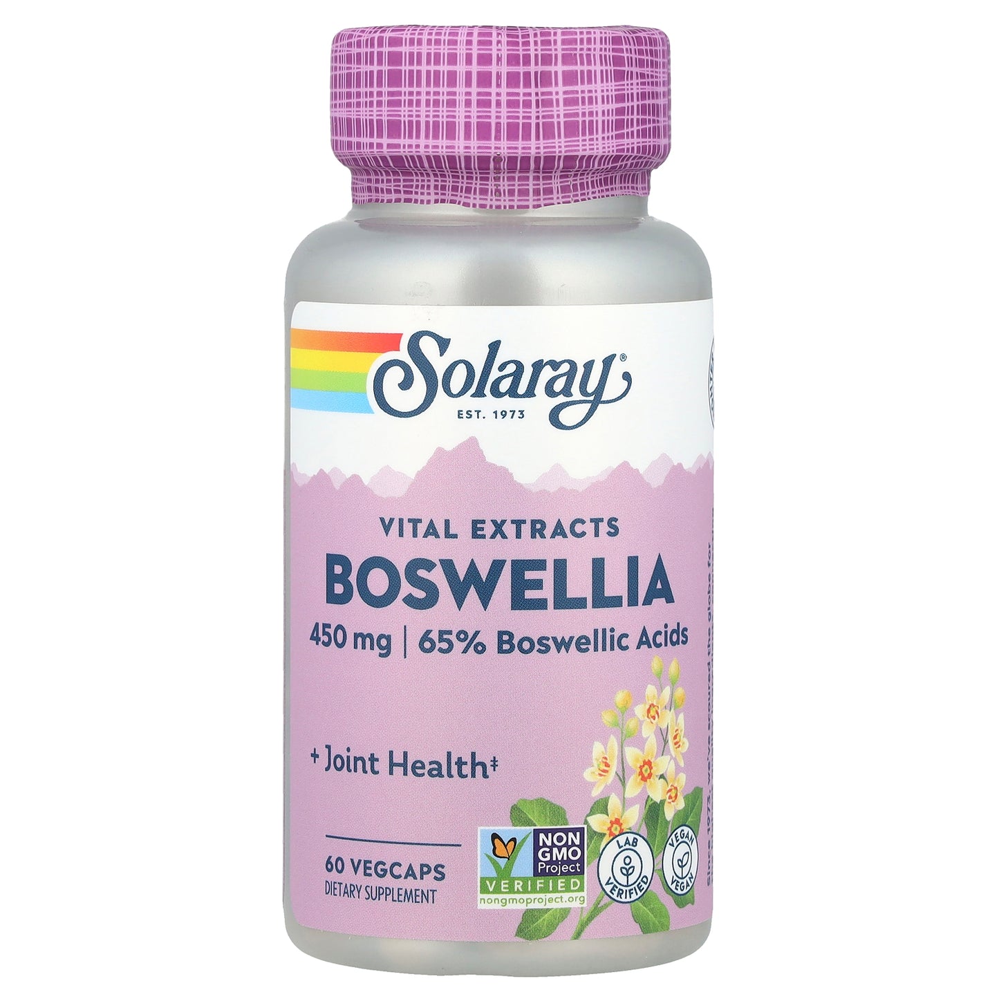 Solaray, Vital Extracts, Boswellia, 450 mg, 60 VegCaps