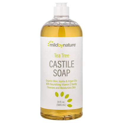 Mild By Nature, Tea Tree Castile Soap, 34 fl oz (1,005 ml)