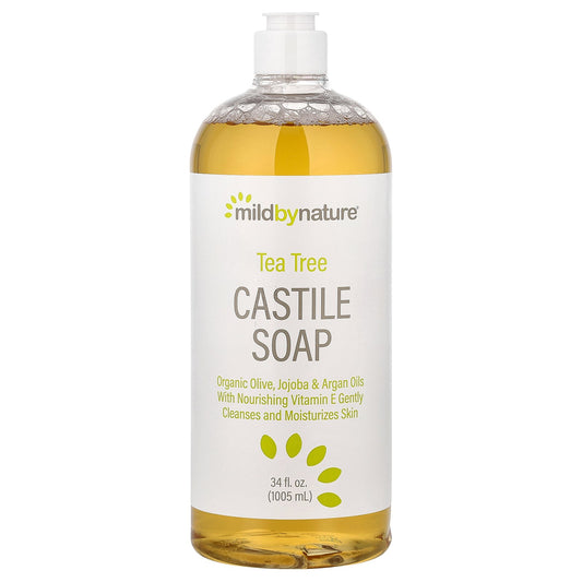 Mild By Nature, Tea Tree Castile Soap, 34 fl oz (1,005 ml)