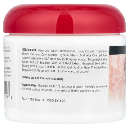 Source Naturals, Progesterone Cream, 4 oz (113.4 g)