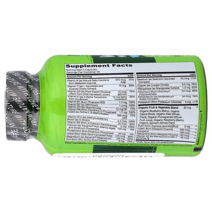 NATURELO, Whole Food Multivitamin For Teen Guys, 60 Vegetarian Capsules