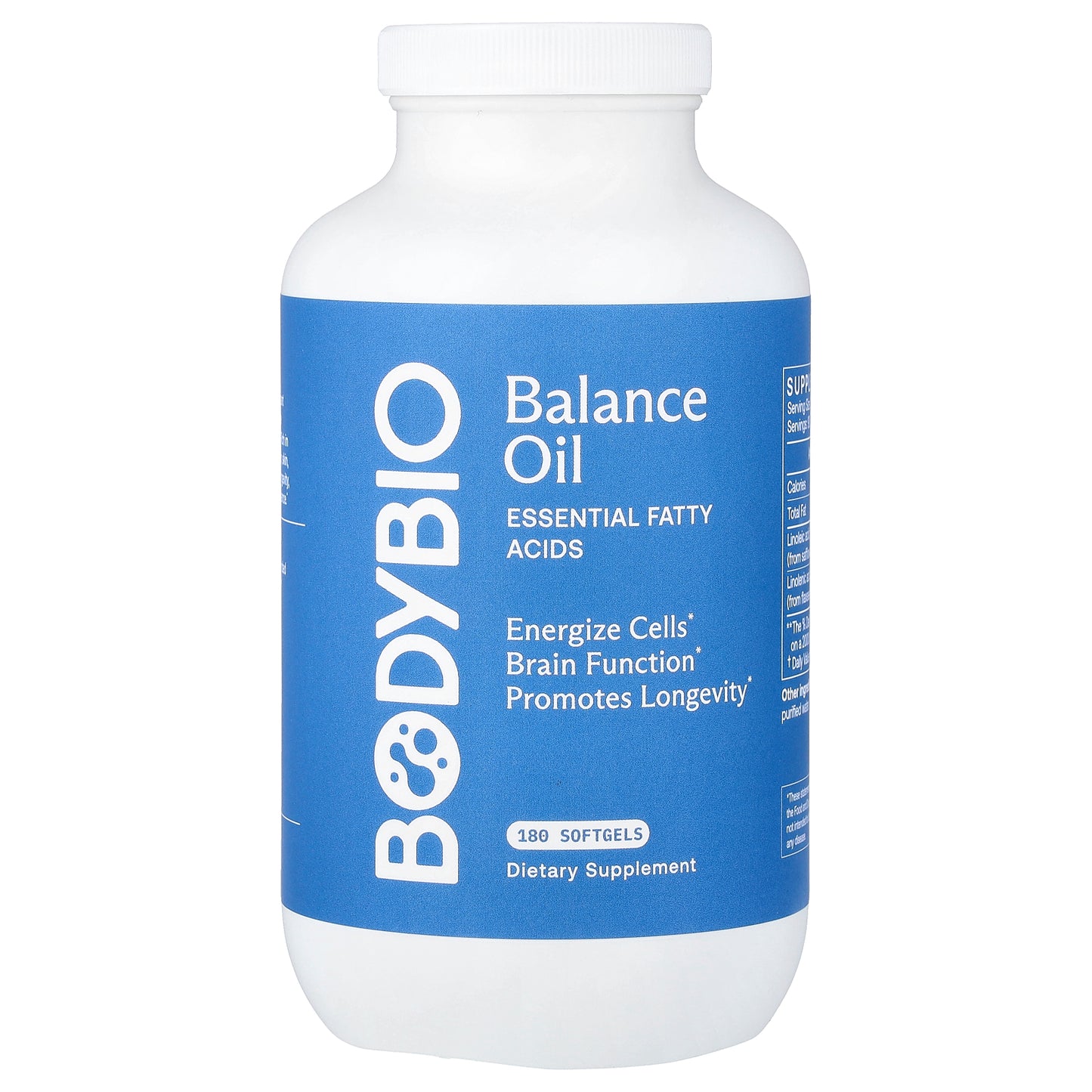 BodyBio, Balance Oil, Essential Fatty Acids, 180 Softgels